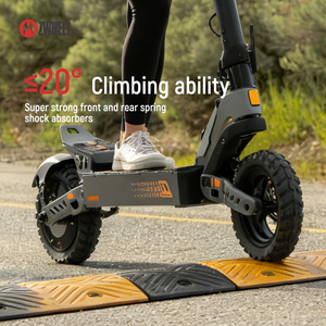 La trottinette électrique ZSI1 prend en charge l'application Tuya, permettant une visualisation en temps réel de la vitesse, de la batterie et du kilométrage. - Product Image 3