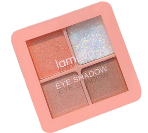 Palette de fards à paupières cosmétiques de luxe, carrée, bicolore, changeant de couleur - Product Image 4