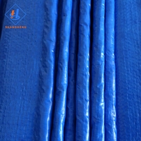 Bâche en PE argentée personnalisable, largeur 4 m, feuille résistante, bâche en plastique PE colorée, bâche de protection