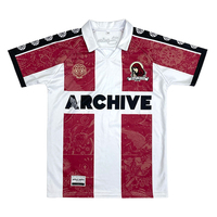 Camiseta de Fútbol Unisex Personalizada con Logotipo Sublimado, Corte Holgado, 100% Poliéster, Antibacteriana, Transpirable, Manga Corta