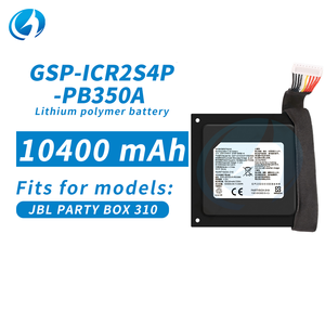 Batería de Repuesto Recargable de Polímero de Litio GSP-ICR2S4P-PB350A para Altavoz <span class=keywords><strong>JBL</strong></span> <span class=keywords><strong>PARTY</strong></span> <span class=keywords><strong>BOX</strong></span> <span class=keywords><strong>310</strong></span>, Gran Venta - Product Image 1