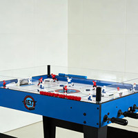 Table de hockey sur bâtonnets de type mini, jeu de hockey sur glace de table à commande manuelle pour la maison et la salle de jeux