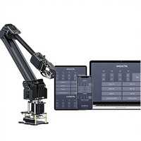 Kit de bras robotisé Waveshare 4-DOF à couple élevé avec bus série, contrôle sans fil ESP32, extension flexible pour robot de bureau