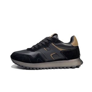 Chaussures de sport décontractées pour hommes - Chaussures de course légères pour le printemps - Tige en cuir véritable - Semelle extérieure en caoutchouc - Fermeture à lacets - Tendance - Product Image 5