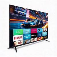Téléviseur intelligent LED 4K UHD 50 pouces sans cadre Android 13 2G 16G DTV numérique WiFi LAN Air Cast TV pour hôtel
