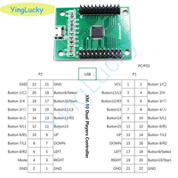 XINMO Arcade Controller XM-10 XM-08 MAME JAMMA Board Zero Delay USB Encoder pour PC Coin Pusher Games Factory Price English