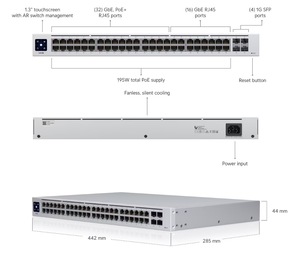 Nouveau commutateur réseau original Ubiquiti UniFi <span class=keywords><strong>USW</strong></span>-<span class=keywords><strong>48</strong></span>-POE <span class=keywords><strong>usw</strong></span> <span class=keywords><strong>48</strong></span> poe couche 2 RJ45 <span class=keywords><strong>48</strong></span> ports poe géré - Product Image 6