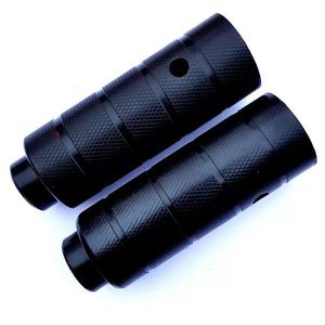 Soporte para bicicleta, soporte de eje trasero de acero, negro, con diseño de orificios, accesorio para barra de soporte para bicicleta de montaña - Product Image 3
