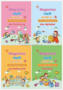 Factory Cheap Price <strong>English</strong> Alphabet <strong>Words</strong> Number Writing Practice Sank Magic Copybook for Kids With 4 Books Pens and Refills