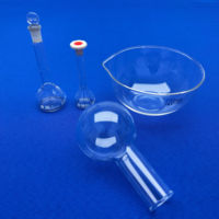 Verre de laboratoire GLS, plat à fond plat pour évaporation, équipement de laboratoire, verre borosilicate/quartz, plat à évaporation