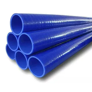 Produits moins chers, tube bleu dur de grand diamètre, tuyau en caoutchouc résistant à la chaleur