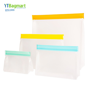 Sac de conservation alimentaire réutilisable en PEVA et silicone, étanche, vente en gros - Product Image 3