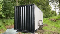 Maison préfabriquée standard américaine Tiny House avec fenêtre française