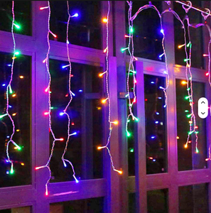 Guirnalda de Luces <span class=keywords><strong>LED</strong></span> de Navidad de 220V, Cortina de Luces en <span class=keywords><strong>Cascada</strong></span>, Luces de Hielo, Luces Decorativas para Jardín, Calle, Exteriores, Luces Navideñas - Product Image 4