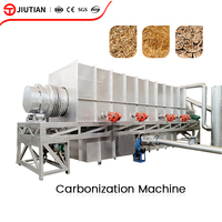 Machine de carbonisation continue de biomasse pour la fabrication de charbon de bois à partir de balles de riz, de paille, de coquilles de noix et de sciure de bois