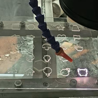 Machine de sablage et de perçage laser intégrée pour produits en verre à haute efficacité, idéale pour les transformateurs de miroirs