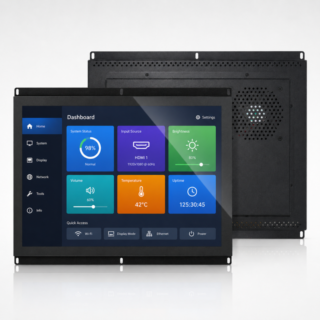 New Smart Dashboard HMI Industrial Capacitive Touch Screen Monitor USB Metal Case Embedded PCAP Touchscreen Automation System