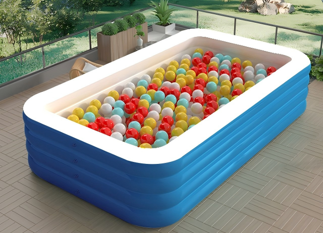 3,05 metros, 3 pisos azul y blanco [Personalización apoyada]