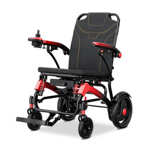 Lightweight Aluminum Foldable Electric Wheelchair Brushless <strong>Electromagnetic</strong> Power Wheelchair for Portable Rehabilitation <strong>Therapy</strong> - Product Image 2