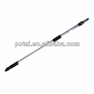 Sustainable Long-Handle Telescopic Aluminum Alloy Silver Finish Cobweb Duster Efficient <b>Cleaning</b> <b>Tool</b> for Ceiling Wall Dust - Product Image 1