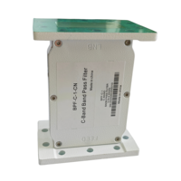 Double horn de réception en bande C compatible avec LNB en bande C