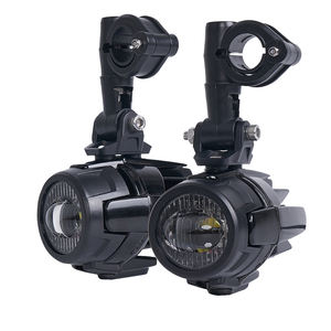 Kit de Ensamblaje de Faro Antiniebla Auxiliar LED Universal para Motocicleta de 40W 6000K con Protectores Relé y Cableado - Product Image 1