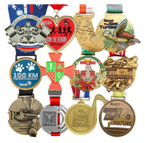 Medallas de Metal Personalizadas de Alta Calidad para Triatlón, Medallas Conmemorativas para Finalistas, Medallas para Eventos de Natación, Ciclismo y Maratón - Product Image 6