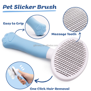 Kit de toilettage pour chien et chat 6 pièces : lime à ongles électrique, brosse autonettoyante, brosse de bain en microfibre, brosse à dents pour doigts - Product Image 3