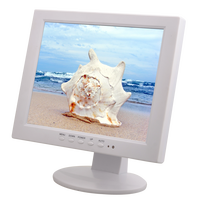 Monitor TV LCD TFT 10,4 Inci yang Dapat Dikustomisasi dengan Input VGA dan Catu Daya DC 12V