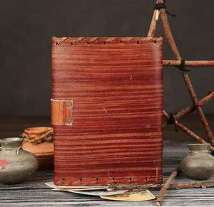 Triple Eye Blank Spell Witch Book of Shadows Diario de Grimorio cubierto de cuero en A5 A3 A6 A4 Tamaños Regalos cubiertos de papel Him Her - Product Image 4