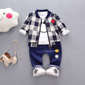 ชุดเสื้อผ้าเด็กสไตล์ใหม่ เสื้อฮู้ดเนื้อผ้านุ่ม ดีไซน์ราคาประหยัด กางเกงขายาวผู้ชาย - Product Image 5