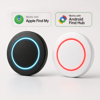 Nouvelle étiquette intelligente LED clignotante avec alerte sonore pour clés, sacs, bagages, portefeuilles, traceur GPS intelligent, traceur pour animaux de compagnie