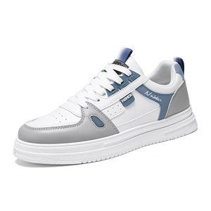 New Spring Men's Shoes Breathable Fashion All-Match Thick-Soled White Shoes Sports Casual <b>Sneakers</b> Trendy Skate Shoes - Product Image 5