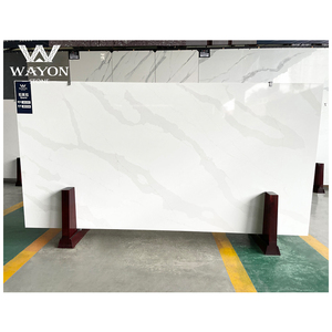 2020 Calacatta Vàng Đá Thạch Anh Nhà Máy Sản Xuất Tấm Và Cắt Để Kích Thước Đầu Gạch Countertop - Product Image 5