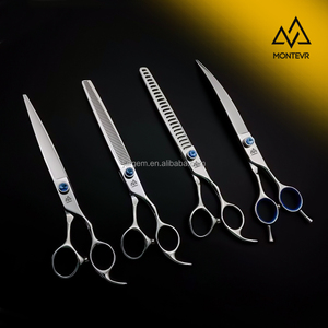 शीर्ष समीक्षा कुत्तों के लिए 7.5 इंच पालतू ग्रोमिंग कैंची सेट करते हैं पेशेवर ग्रोमिंग कैंची के लिए तेज काटने वाले कुत्ते कैंची उत्पादों - Product Image 1