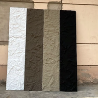 Panneau mural en pierre artificielle PU Léger Décoratif Revêtement en briques 3D pour l'intérieur et l'extérieur