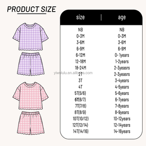 Conjuntos de Roupas para Bebês por Atacado, Camisetas de Algodão com Detalhes em Renda para o Verão + Vestidos Personalizados para Meninas - Product Image 4