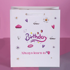 Bolsas de Regalo de Papel de Cumpleaños al por Mayor, Bolsas de Papel para Regalo de Cumpleaños del Día del Niño para Niños y Niñas, Baby Shower, Fiesta de Cumpleaños - Product Image 2