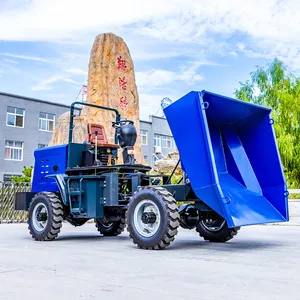 Factory Sells Front Unloading Precision Dump Truck 3 Tons Site Dumper Customization 4 *4 Drive Hydraulic Dump Truck for Cheap