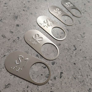 Edelstahl-Autostation Rundes Braille-Schild Aufzug-Etagennummer <span class=keywords><strong>PH</strong></span>-Schild Aufzug-Knopf - Product Image 4