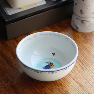 Tasses et soucoupes en céramique blanches à motifs de dessins animés pour enfants, résistantes aux hautes températures - Product Image 4