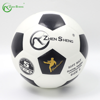 Zhensheng Premium PU Ballon de football laminé thermiquement avec vessie en butyle pour une parfaite rétention d'air
