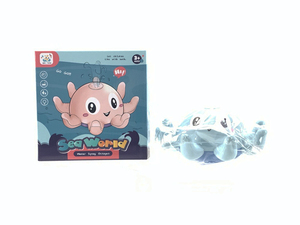 Juguete de fuente de agua de <span class=keywords><strong>pulpo</strong></span> de inducción automática iluminada-Juguete de baño para bebés para niños pequeños, niños, diversión en la <span class=keywords><strong>piscina</strong></span> y el baño - Product Image 4
