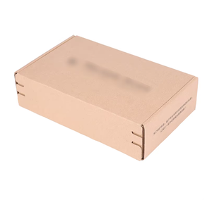 Изготовленная на заказ перерабатываемая Экологически чистая Высококачественная коробка из крафт-бумаги многоразового использования с напечатанным логотипом Косметическая подарочная картонная коробка для доставки упаковки - Product Image 3