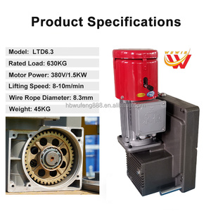 Kerekan Platform suspensi listrik konstruksi, Model LTD63, 380V, 50Hz - Product Image 4