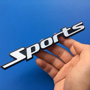 Adesivi 3D Personalizzati per Auto Sportive in Plastica e Metallo Cromato, Emblemi e Decorazioni per Auto - Product Image 5