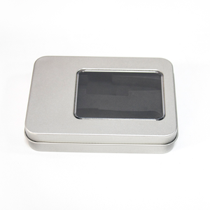 OEM Factory Direct Schwarz klappbare quadratische Blechdose Umwelt freundlicher, langlebiger Metall behälter Sichere, schlanke Lagerung Vielseitige Bedürfnisse <span class=keywords><strong>Tinbox</strong></span> - Product Image 3