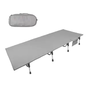 Fold-able easy carrying aluminum and metal folding bed stretcher folding camping bed