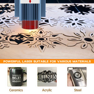 SCULPFUN S9 90W Máquina de Grabado y <span class=keywords><strong>Corte</strong></span> Láser Portátil de Escritorio para Madera, Ideal para Bricolaje - Product Image 5