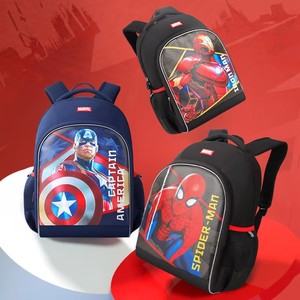Cool Marvel Spider-Man <span class=keywords><strong>Mochila</strong></span> de primer grado para niños Escuela primaria Descompresión Ridge Estilo de moda Cremallera impermeable - Product Image 6